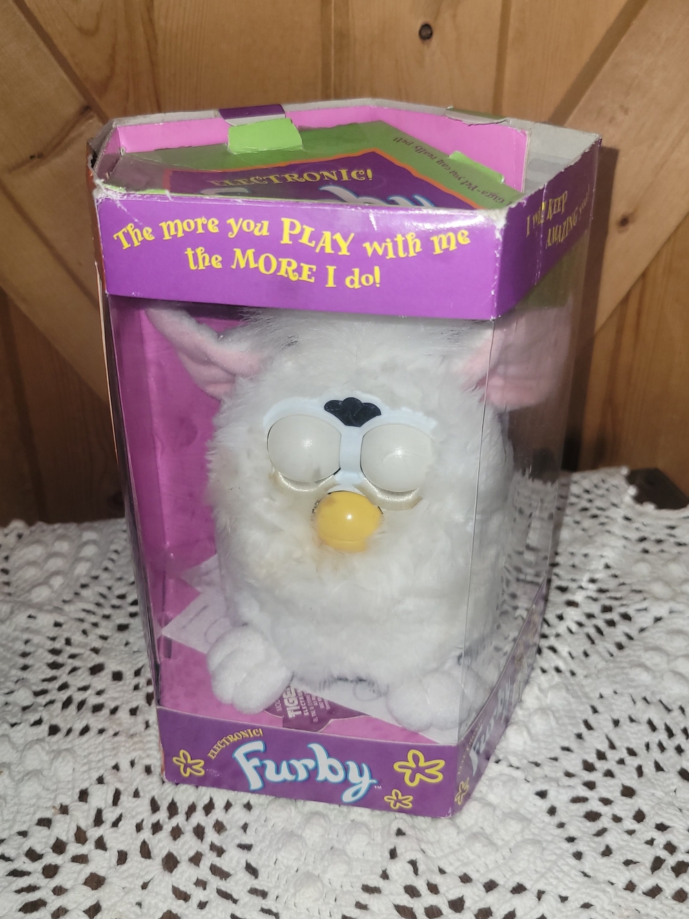 Vintage 1998 Snowball Furby